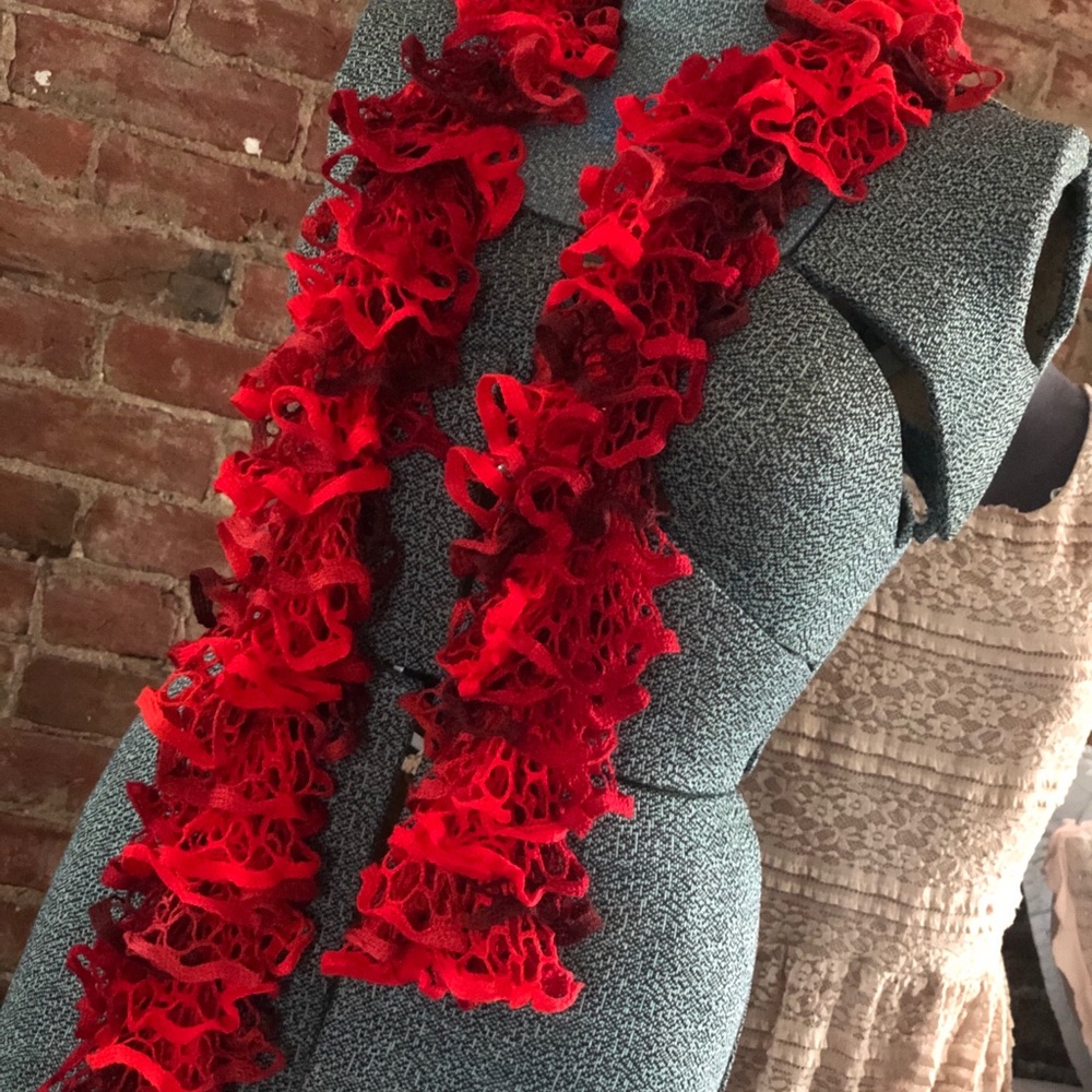 Red scarf